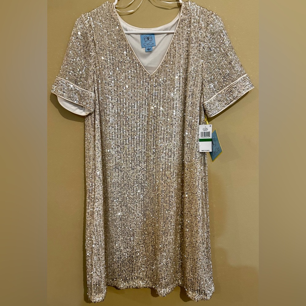 Silver Sequin Dress NWT from Dillard’s